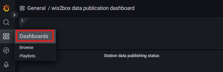 grafana dashboard selection