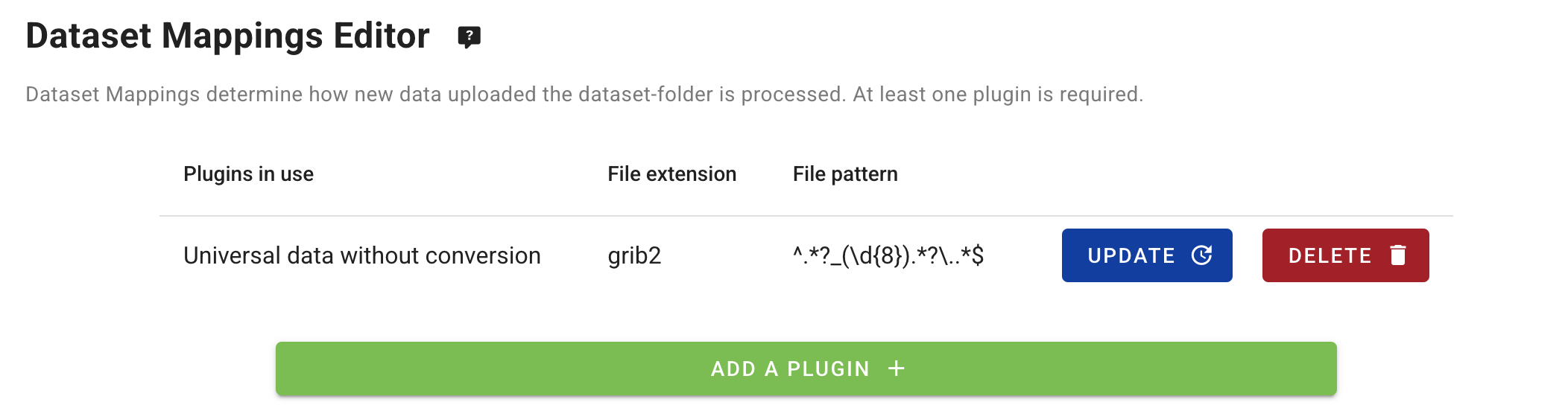 Data Mappings: update plugin