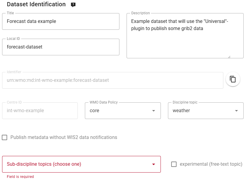 Metadata Editor: title, description, keywords